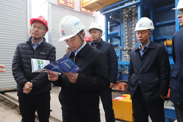 川高公司黨委書記、董事長江勇順率隊赴大墊TJ3標項目督導調研